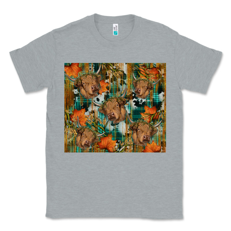 Fall Cowhide Highland Cow Tumbler Classic Tee by RanaPortraitStore | Teevron