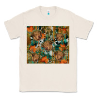 Natural fall cowhide highland cow tumbler Classic Tee - RanaPortraitStore