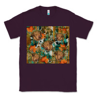 Plum fall cowhide highland cow tumbler Classic Tee - RanaPortraitStore