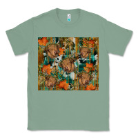 Sage fall cowhide highland cow tumbler Classic Tee - RanaPortraitStore