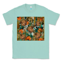 Seafoam fall cowhide highland cow tumbler Classic Tee - RanaPortraitStore
