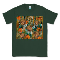 Sports Green fall cowhide highland cow tumbler Classic Tee - RanaPortraitStore