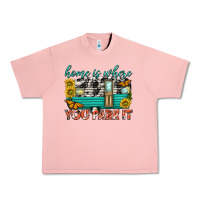 Salmon home is where  you park it Urban Heavy Tee - texasbilliewilder