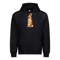 Black Bunny Urban Hoodie - NancyCooperArtShop