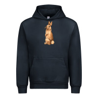 Navy Bunny Urban Hoodie - NancyCooperArtShop