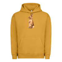 Pigment Peanut Butter Bunny Urban Hoodie - NancyCooperArtShop