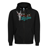 Black hair hustler2 Zipper Hoodie - SublimationCraftShop