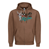 Chestnut hair hustler2 Zipper Hoodie - SublimationCraftShop