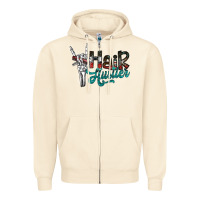 Sandshell hair hustler2 Zipper Hoodie - SublimationCraftShop
