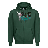 Sports Green hair hustler2 Zipper Hoodie - SublimationCraftShop