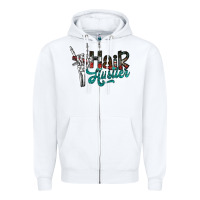 White hair hustler2 Zipper Hoodie - SublimationCraftShop