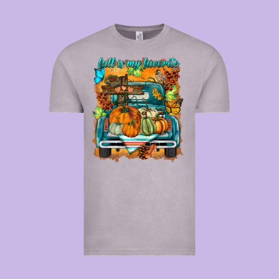 Fall Is My Favorite Vintage Tee Designed By Barkaloodesign