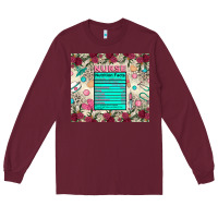 Burgundy nurse nutrition facts Long Sleeve Tee - Zillion Design Studio