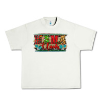 Pistachio Western Christmas Mama Claus Urban Heavy Tee - RanaPortraitStore