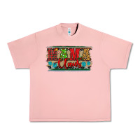 Salmon Western Christmas Mama Claus Urban Heavy Tee - RanaPortraitStore