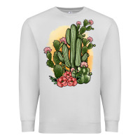 Dove Grey cactus Premium Sweatshirt - JahusDesignShop