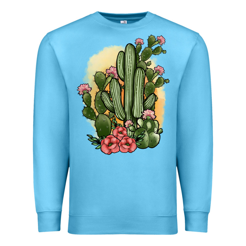 Cactus Premium Sweatshirt by JahusDesignShop | Teevron
