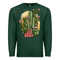 Sports Green cactus Premium Sweatshirt - JahusDesignShop