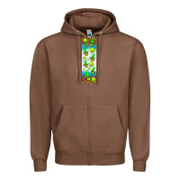 Chestnut tennis penwraps Zipper Hoodie - HRA Design Shop