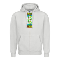 Dove Grey tennis penwraps Zipper Hoodie - HRA Design Shop