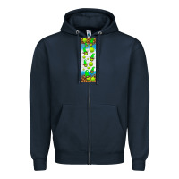 Navy tennis penwraps Zipper Hoodie - HRA Design Shop