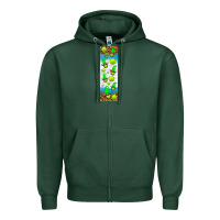 Sports Green tennis penwraps Zipper Hoodie - HRA Design Shop