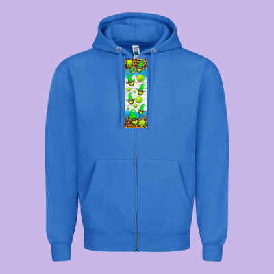 Tennis Penwraps Zipper Hoodie Designed By Hra Design Shop