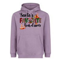 Lavender santa's favorite bus driver Heavyweight Hoodie - AdoDesignShop