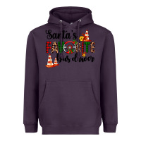 Plum santa's favorite bus driver Heavyweight Hoodie - AdoDesignShop