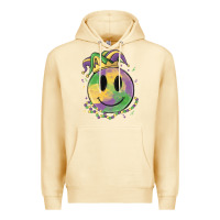 Pina Colada smiley face mardi gras Premium Hoodie - MaliasSmallBusiness