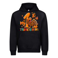 Black my first thanksgiving Urban Hoodie - MaliasSmallBusiness
