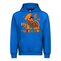 Cobalt my first thanksgiving Urban Hoodie - MaliasSmallBusiness