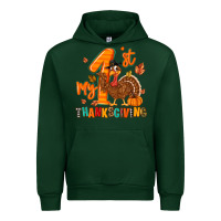 Forest Green my first thanksgiving Urban Hoodie - MaliasSmallBusiness