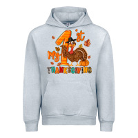 Heather Grey my first thanksgiving Urban Hoodie - MaliasSmallBusiness