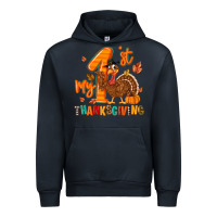 Navy my first thanksgiving Urban Hoodie - MaliasSmallBusiness