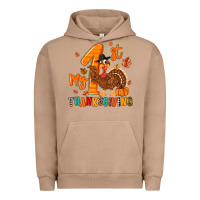 Pigment Burro my first thanksgiving Urban Hoodie - MaliasSmallBusiness