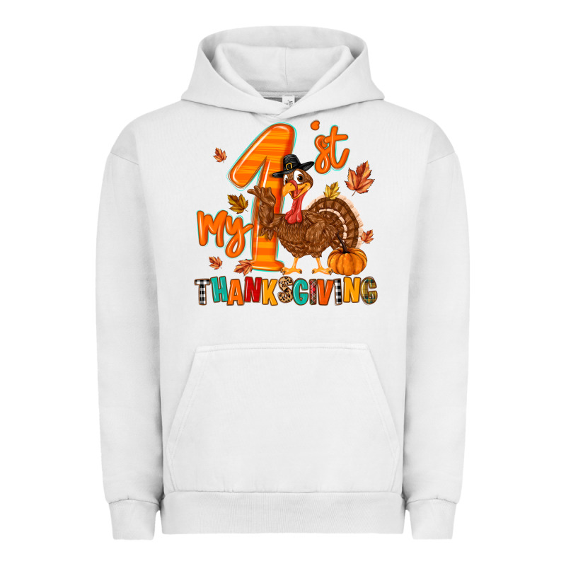 My First Thanksgiving Urban Hoodie by MaliasSmallBusiness | Teevron
