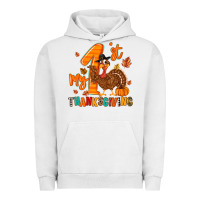 Pigment Lunar Rock my first thanksgiving Urban Hoodie - MaliasSmallBusiness