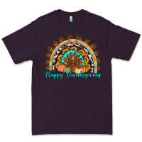 Plum Happy thanksgiving rainbow Premium Tee - Artiststas