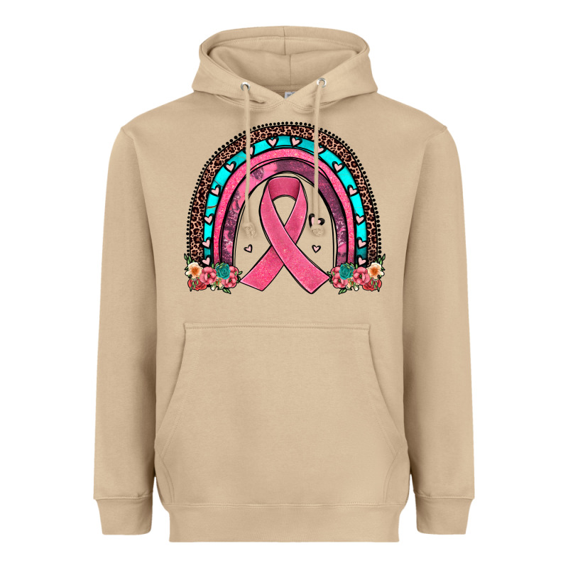 Ribbon Rainbow Heavyweight Hoodie by JahusDesignShop | Teevron