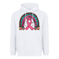 White ribbon rainbow Heavyweight Hoodie - JahusDesignShop