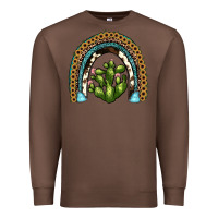 Chestnut cactus rainbow Premium Sweatshirt - JahusDesignShop