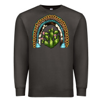 Smoke cactus rainbow Premium Sweatshirt - JahusDesignShop