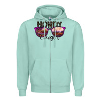 Seafoam howdy cowgirl Zipper Hoodie - SublimationCraftShop