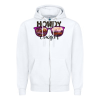 White howdy cowgirl Zipper Hoodie - SublimationCraftShop