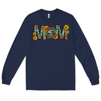 Navy mom with aztec mothers day Long Sleeve Tee - texasbilliewilder