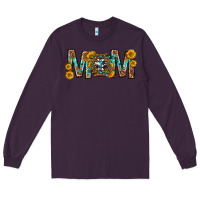 Plum mom with aztec mothers day Long Sleeve Tee - texasbilliewilder