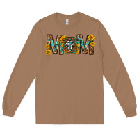 Toasted Coconut mom with aztec mothers day Long Sleeve Tee - texasbilliewilder