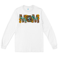White mom with aztec mothers day Long Sleeve Tee - texasbilliewilder