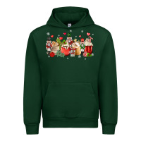 Forest Green nutcracker coffee Urban Hoodie - MaliasSmallBusiness